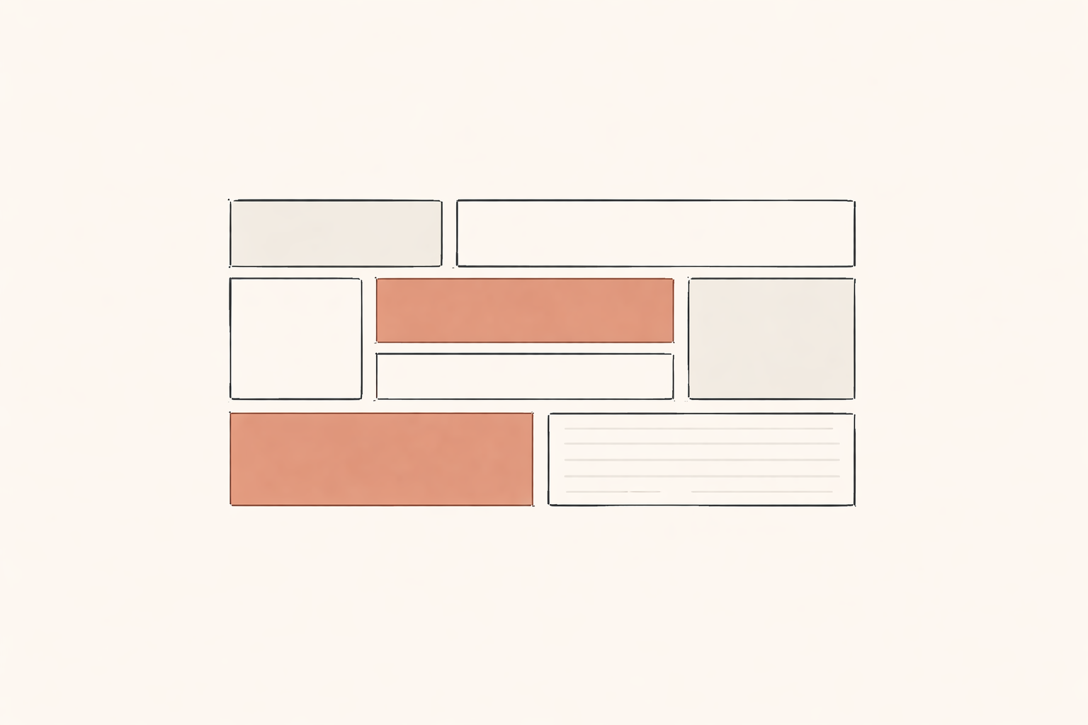 Esquema de módulos académicos resaltando bloques habilitados